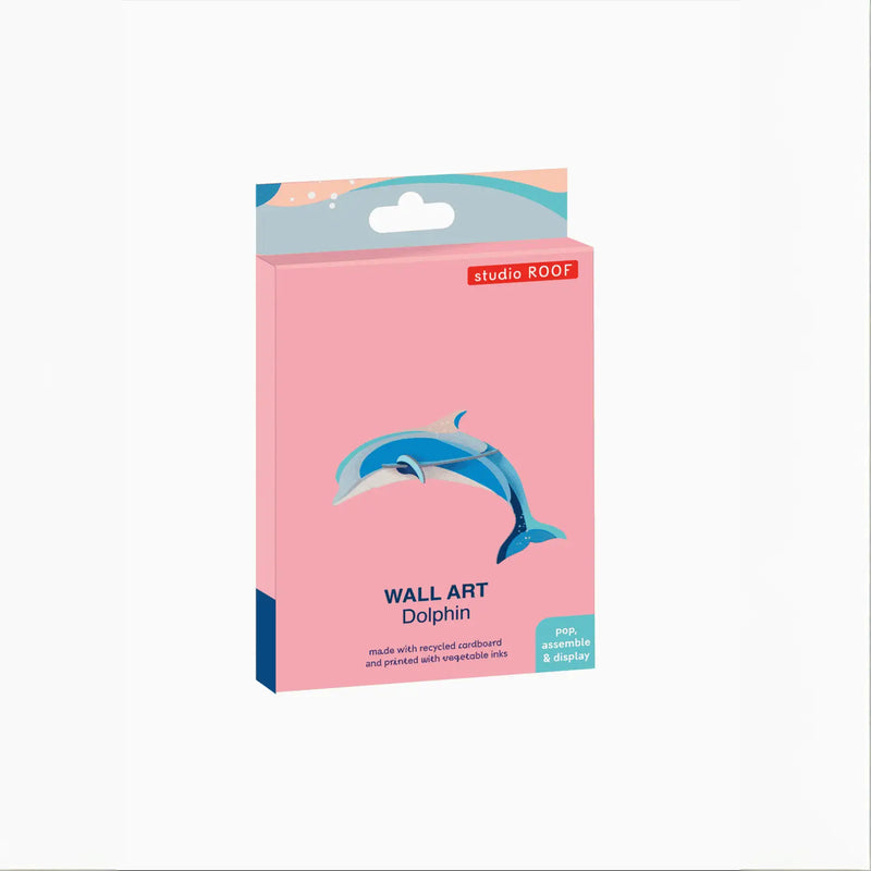 Studio-Roof-Ornament-3d-Object-Dschungel-Tier-Delfine-aufgebaut-Produktansicht-Verpackung