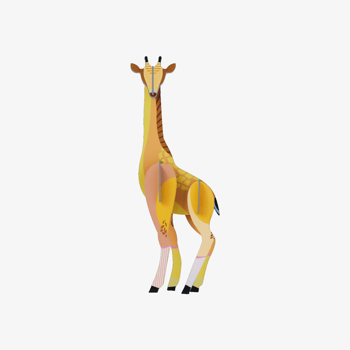 Studio-Roof-Ornament-3d-Object-Dschungel-Tier-Giraffe-aufgebaut-1
