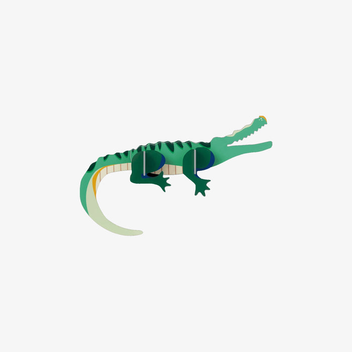 Studio-Roof-Ornament-3d-Object-Dschungel-Tier-Krokodil-aufgebaut-1