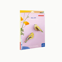Studio-Roof-Voegel-3DObjekt-Zitronenzeisig-2-Voegel-Aufgebaut-Produktansicht-Verpackung