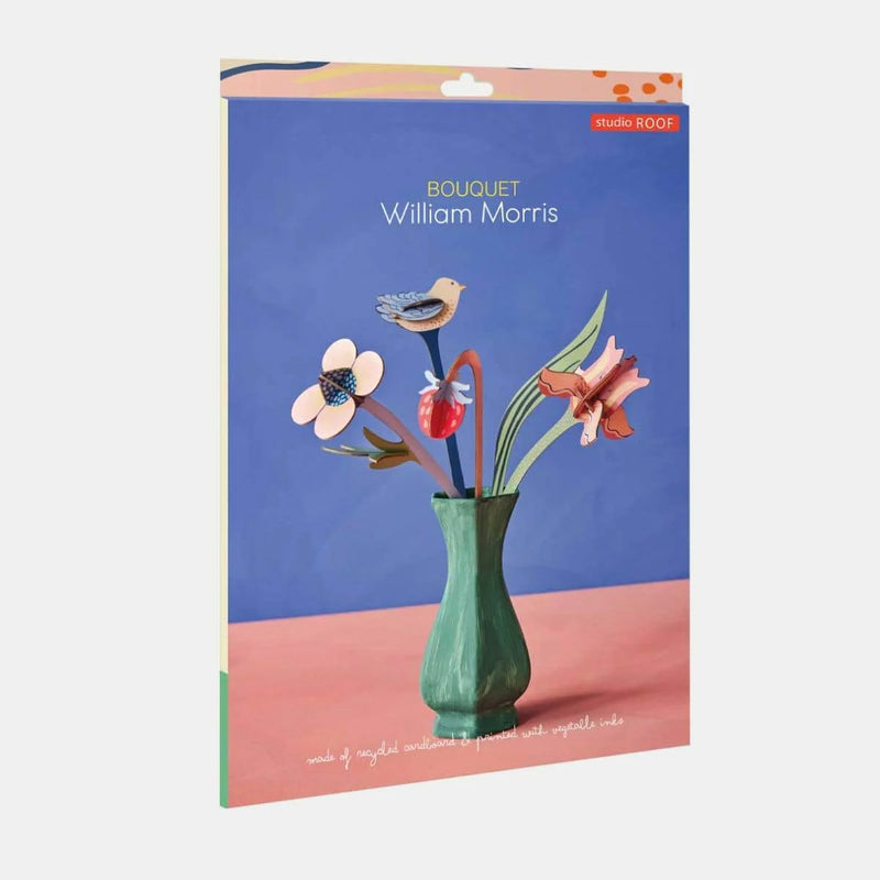 William Morris Bouquet / 3D Blumenstrauß aus Karton