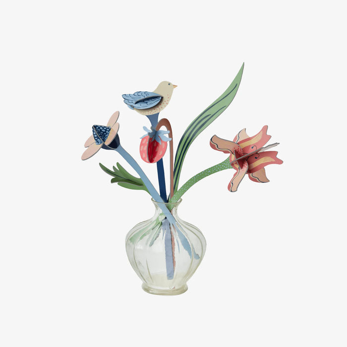William Morris Bouquet / 3D Blumenstrauß aus Karton
