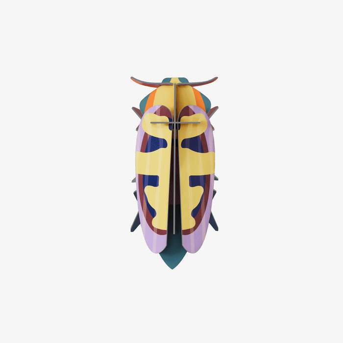 Studio-Roof-small-insect-3DObjekt-aus-KArton-gestanzt-Mango-_Flower_-Beetle-Aufgebaut-Produktansicht-1