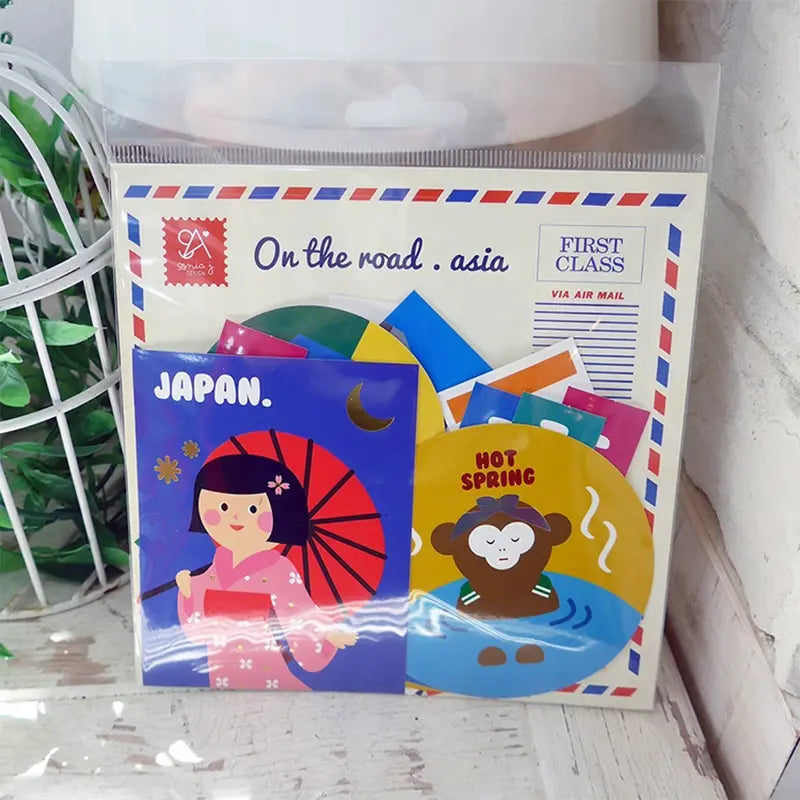 Sticker / No.2516 / on the Road / Asia