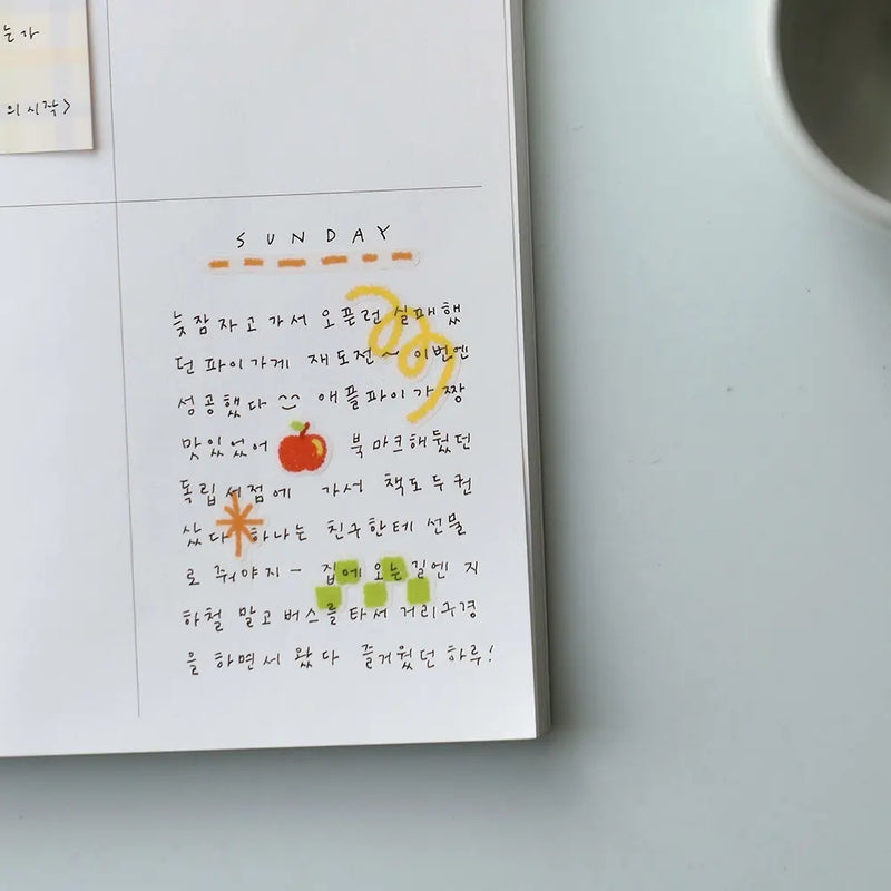 Sticker / daily Deco Sticker / color your days! / 92x150mm
