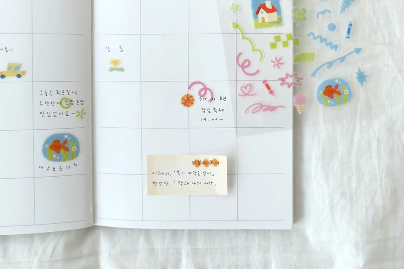Sticker / daily Deco Sticker / color your days! / 92x150mm