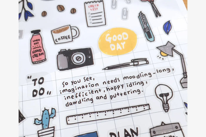 Sticker / daily Deco Sticker / daily / 92x150mm