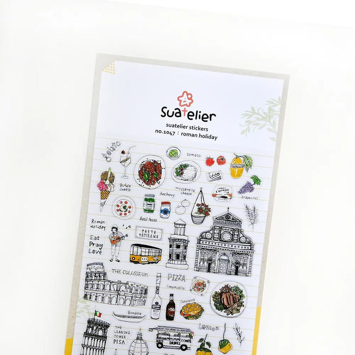 Sticker / daily Deco Sticker / roman holiday / 92x150mm