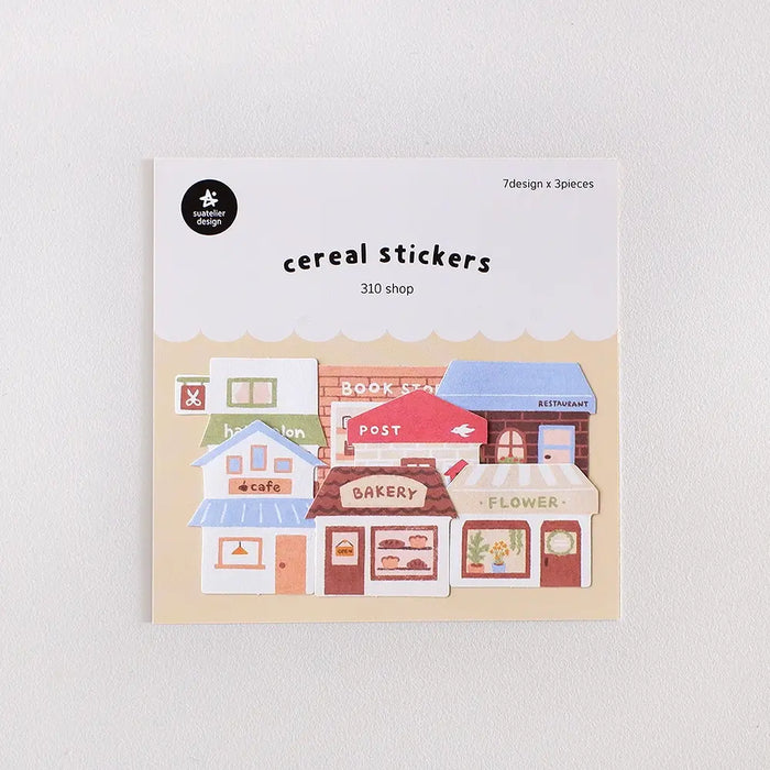 Suatellier-cereal-Sticker-310-shop-Stickerbogen-mit-Sticker-Produktansicht-mit-Verpackung