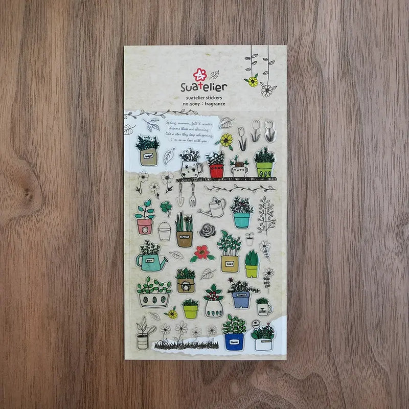 Sticker / daily Deco Sticker / fragrance / 92x150mm
