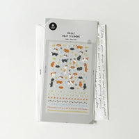 Suatellier-dailyl-Sticker-1185-deco-cats-Stickerbogen-mit-Sticker-Produktansicht-mit-Verpackung