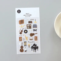 Suatellier-dailyl-Sticker-1189-jazz-cafe-Stickerbogen-mit-Sticker-Produktansicht-mit-Verpackung