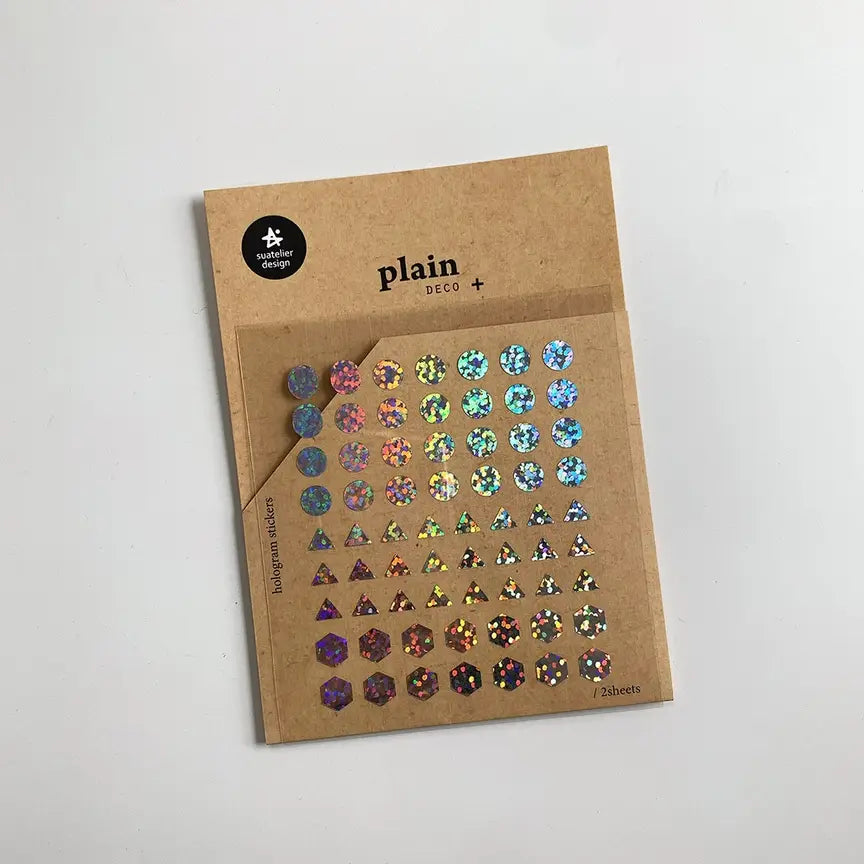 Suatellier-plain-deco-no1628-hologram-1-Stickerbogen-mit-Sticker-Produktansicht-mit-Verpackung