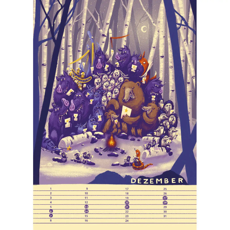 Wandkalender / Kalender 2025  / A4