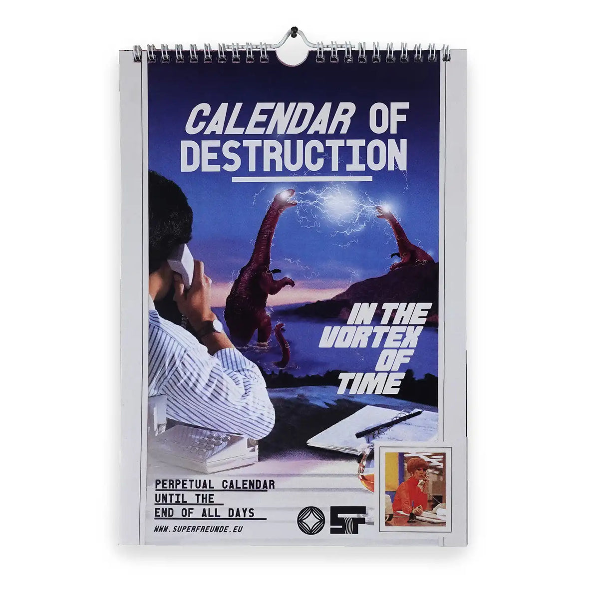 Wandkalender / Calendar of Destruction - in the vortex of time /  A4 Kalender  / immerwährend