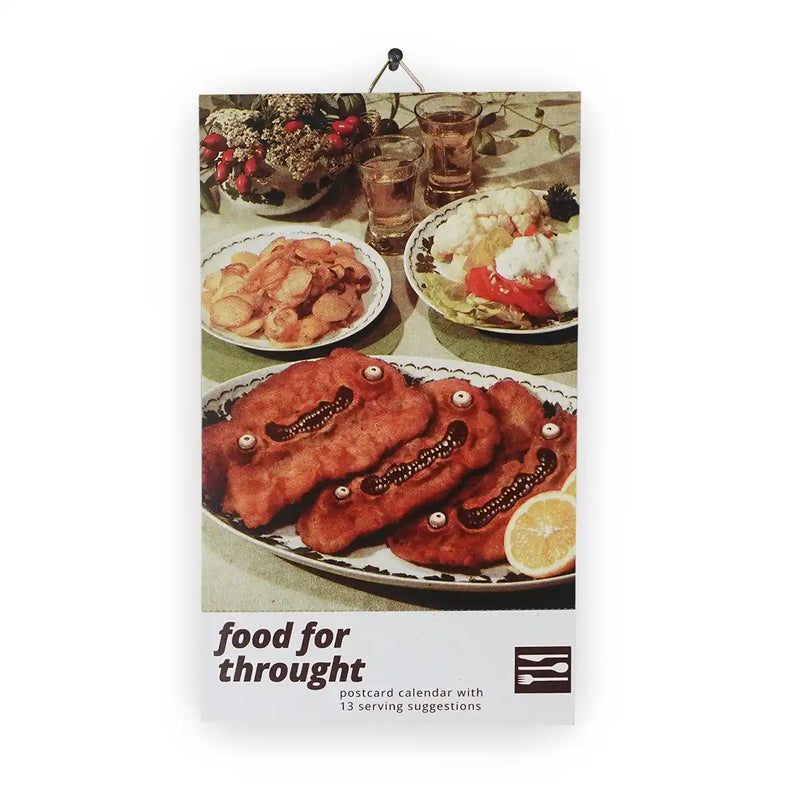 Postkartenkalender/ food four through / 105x180 mm