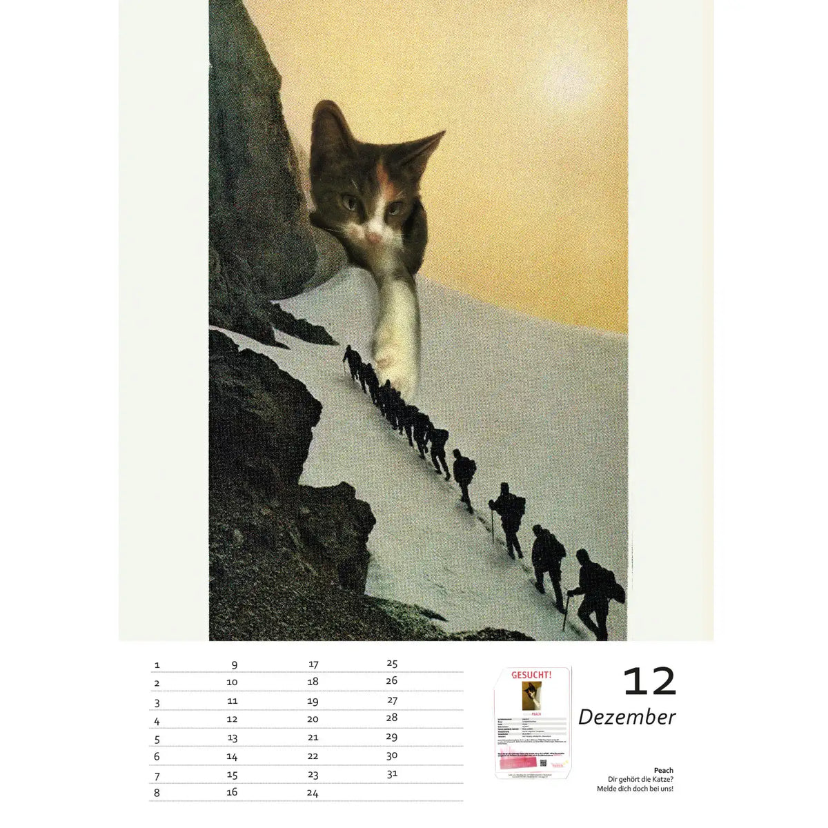 Wandkalender / immerwährend / Streuner / Teil 4