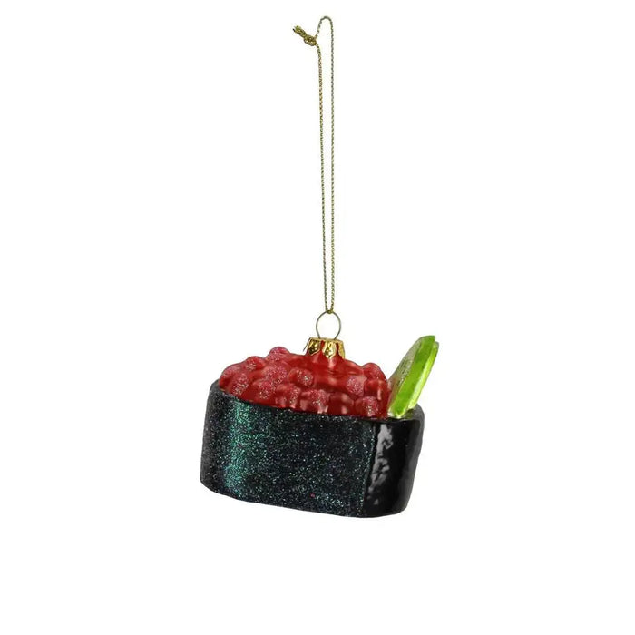 Weihnachtsbaumkugel/ Ornament Glas / Sushi Mix 7x4x6cm