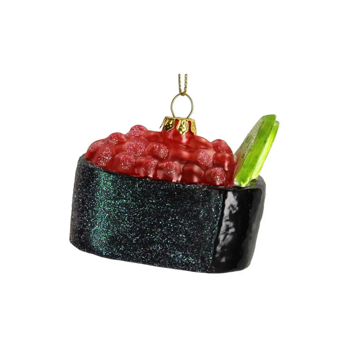 Weihnachtsbaumkugel/ Ornament Glas / Sushi Mix 7x4x6cm