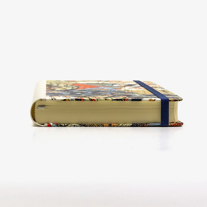 Tagesplaner | Format: 12x16,5cm | 2027 | Cover: Chiyogami Papier | Motiv: Bogen-1112C-Landscape-Trees