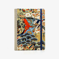 Tagesplaner | Format: 12x16,5cm | 2027 | Cover: Chiyogami Papier | Motiv: Bogen-1112C-Landscape-Trees