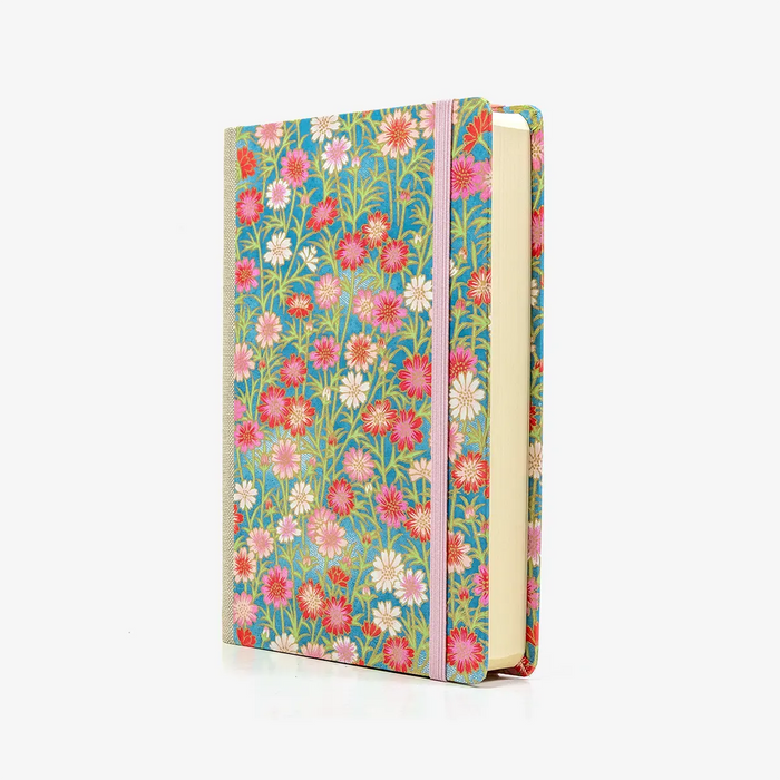 Tagesplaner-12x16_5cm-spaltenaufteilung-Cover-Chiyogami-Motiv-Bogen-636C-Blumen-seitlich-vorn