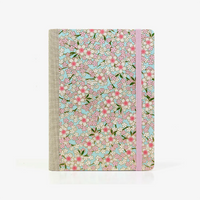 Tagesplaner-12x16_5cm-spaltenaufteilung-Cover-Chiyogami-Motiv-Bogen-840C-Blumen