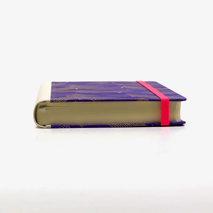 Tagesplaner-12x16_5cm-spaltenaufteilung-Cover-Chiyogami-Motiv-Seitenspiel-Purple-liegend