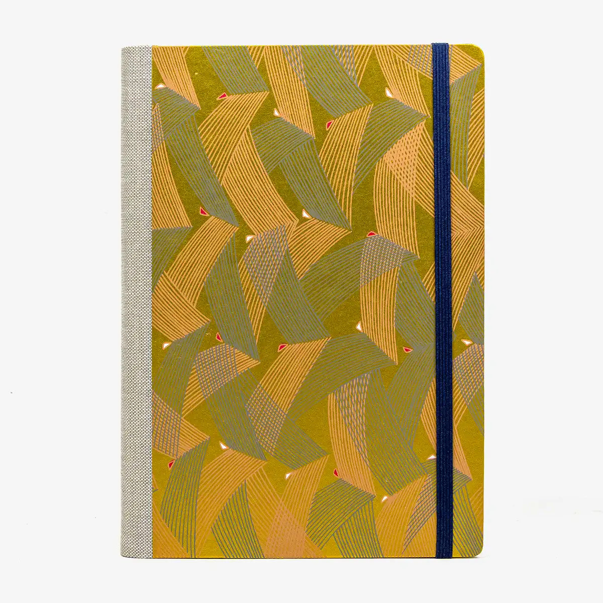 Tagesplaner-2027-A5-klassisch-cover-Chiyogami-Motiv-Saitenspiel-gold-von-vorn