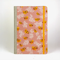 Tagesplaner-A5-Tiger-auf-pearlrose-Cover-von-vorn