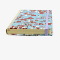 Tagesplaner-A5small-cover-.Chiyogami-Motiv-Bogen-1049C-Blueten-bunt-von-vorn-liegend