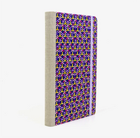 Tagesplaner-A5small-cover-.Chiyogami-Motiv-Bogen-1094C-Flechtmuster-purple-Pink-seitlich-von-hinten
