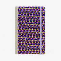 Tagesplaner-A5small-cover-.Chiyogami-Motiv-Bogen-1094C-Flechtmuster-purple-Pink-von-vorn