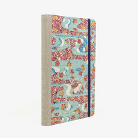 Tagesplaner-A5small-cover-.Katazome-Shi-Motiv-Wasserlandschaft-blau-Rot-seitlich-von-hinten