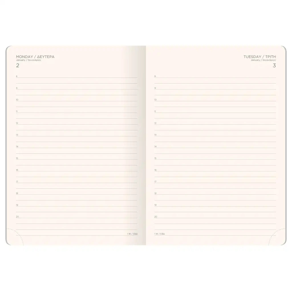 Tagesplaner / Tageskalender / Softline Daily Diary Large / Petrol