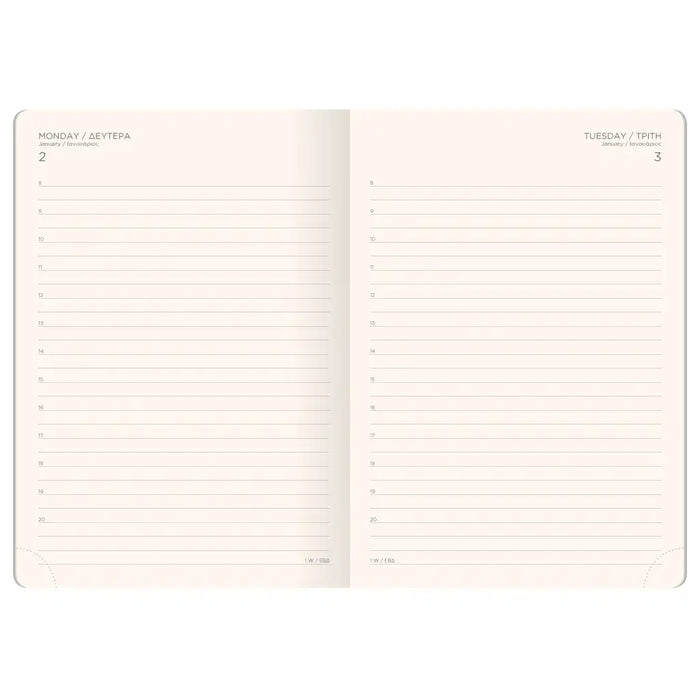 Tagesplaner / Tageskalender / Softline Daily Diary Large / Petrol