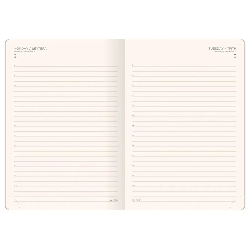 Tagesplaner / Tageskalender / Softline Daily Diary Large / Petrol