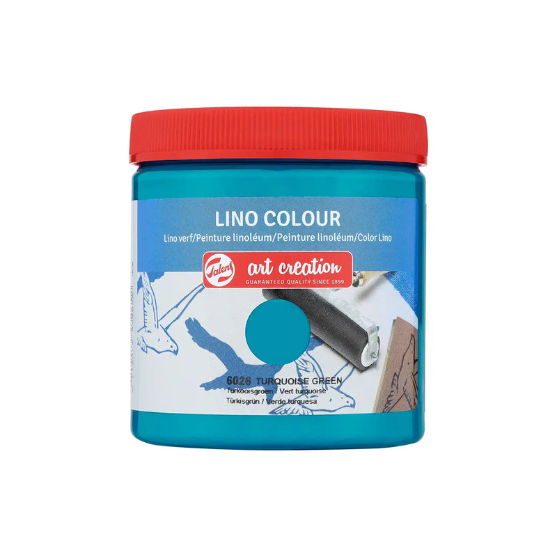 Lino Colour / Linol druckfarbe / Flasche 250 ml / Türkisgrün / 6026