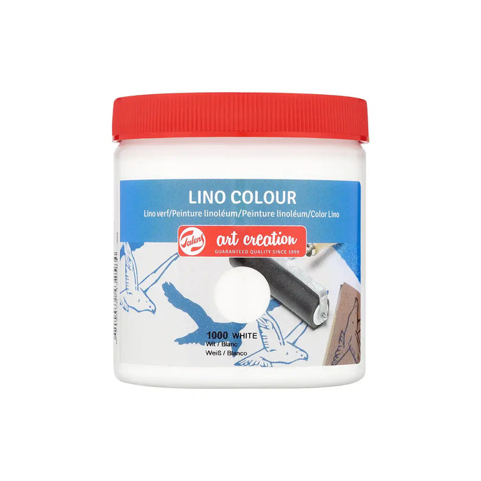 Lino Colour / Linol druckfarbe / Flasche 250 ml / White / 1000