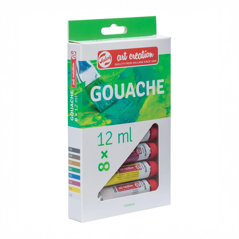 Talens-Art-Creation-Set-Gouache-8x12ml-Verpackung-Blister-Produktansicht-Verpackung-hinten-2