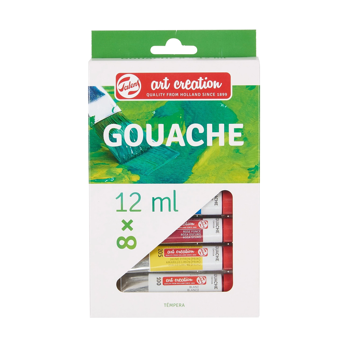 Talens-Art-Creation-Set-Gouache-8x12ml-Verpackung-Blister-Produktansicht-Verpackung-1