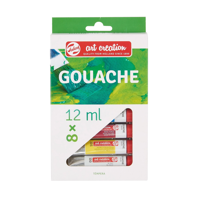 Talens-Art-Creation-Set-Gouache-8x12ml-Verpackung-Blister-Produktansicht-Verpackung-1