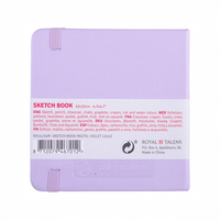 Sketch book / Skizzenbuch / Pastel Violet / Blanko H12xB12cm / 140g / 80Blatt