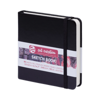 Talens-Art-Creation-Skizzenbuch-Schwarz-12x12-cm-140g-80Blatt-Cover-Front-Produktansicht