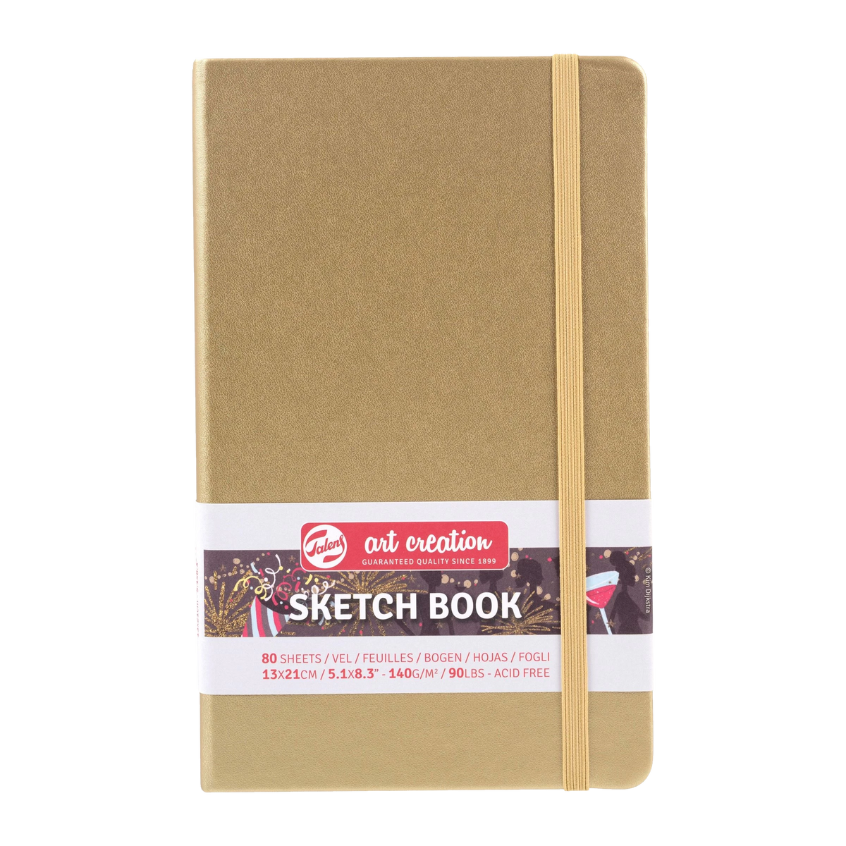 Talens-Art-Creation-Skizzenbuch-Weissgold-13x21-cm-140g-80Blatt-Cover-Front-Produktansicht