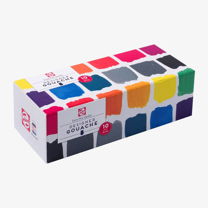 Talens-Gouache-Extra-Fine-Set-10x16ml-Verpackung-Produktansicht-2