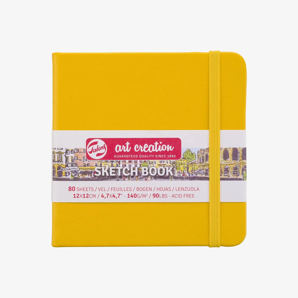 Talens-_Art-_Creation-Skizzenbuch_-gelb-_12_x_12-_cm-_140_g_-80_Blatt-Cover-Front-Produktansicht_-grauer-hintergrund