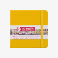 Talens-_Art-_Creation-Skizzenbuch_-gelb-_12_x_12-_cm-_140_g_-80_Blatt-Cover-Front-Produktansicht_-grauer-hintergrund