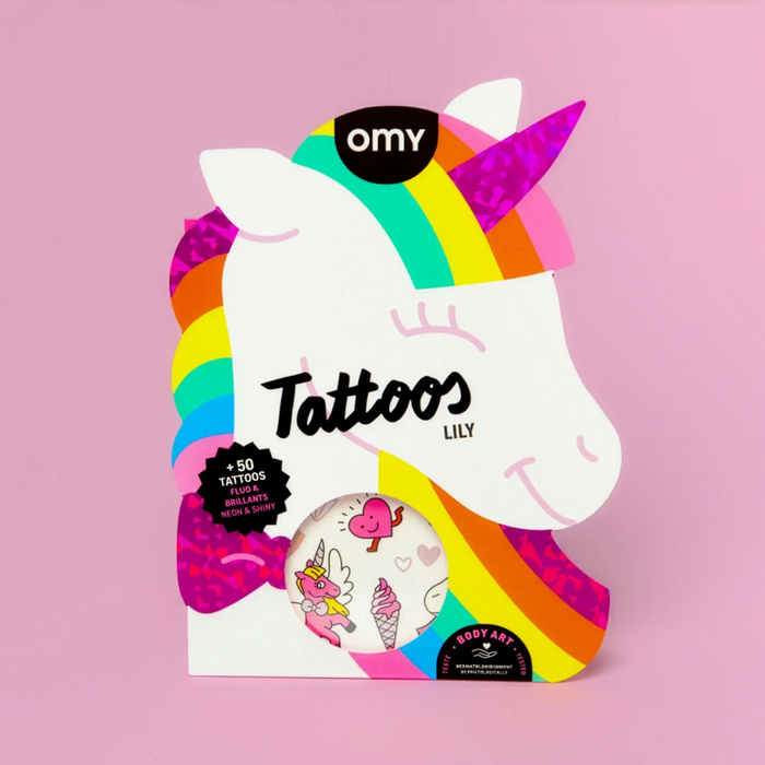 Temporaere-Tattoos-Lily-50-Tattoos-glittzern-neon-Produkt-in-Verpackung-1