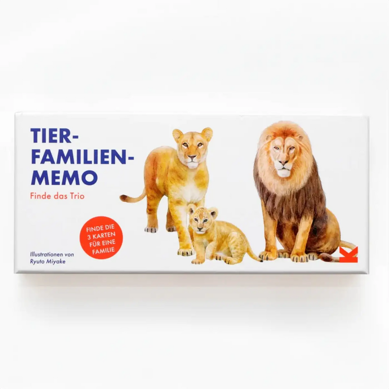 Tierfamilien-Memo / Finde das Trio